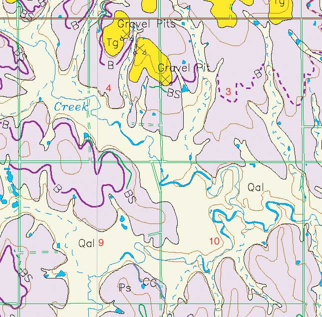 small geologic map