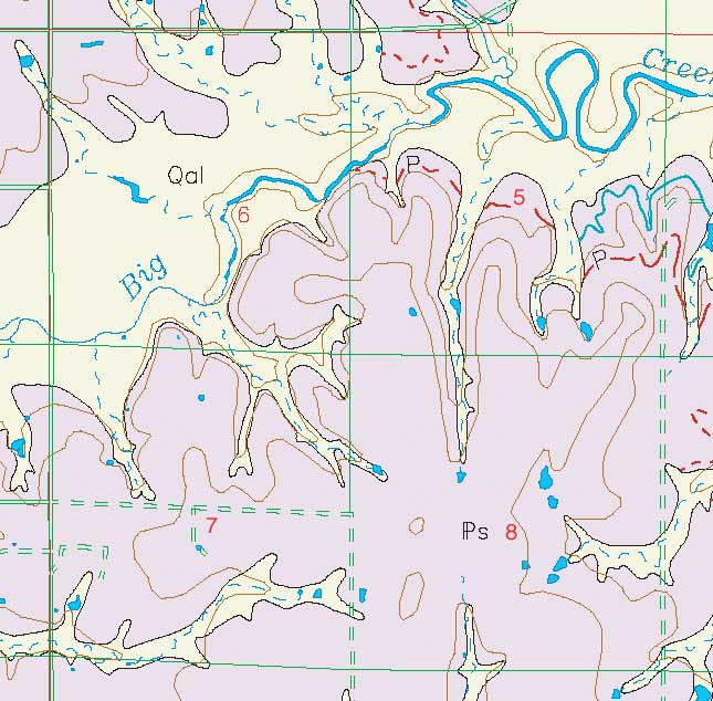 small geologic map