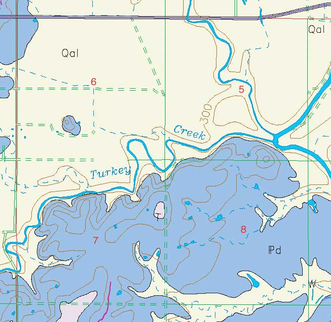 small geologic map