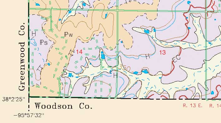 small geologic map