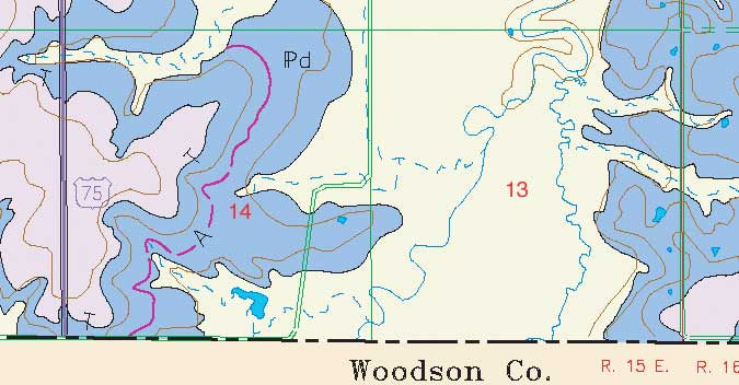 small geologic map