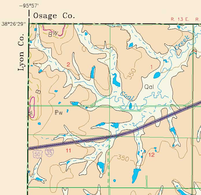 small geologic map