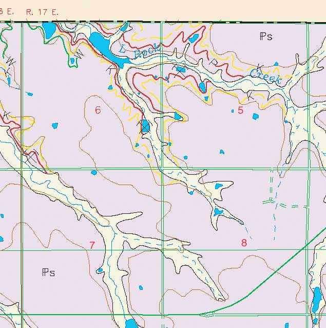 small geologic map