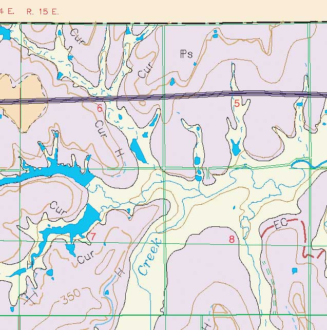 small geologic map