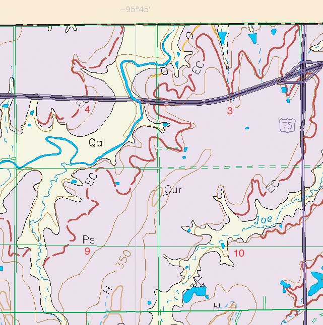 small geologic map