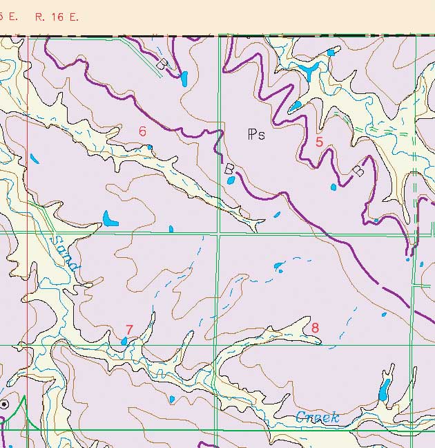 small geologic map