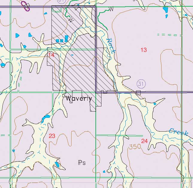 small geologic map