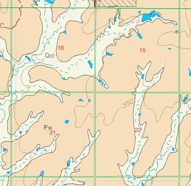 small geologic map