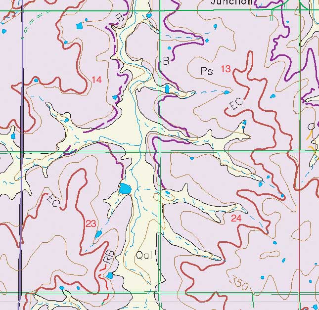 small geologic map