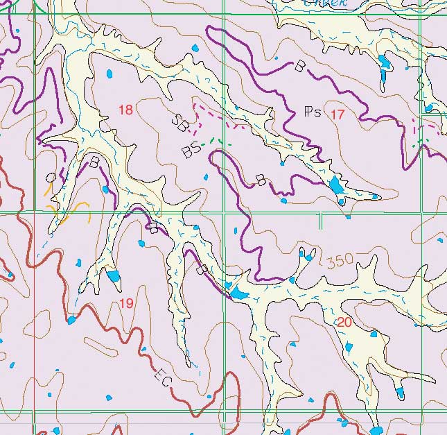 small geologic map