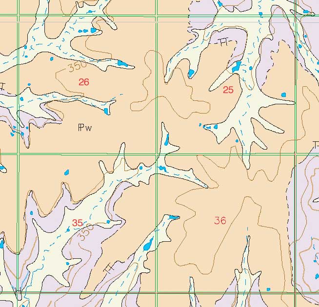 small geologic map