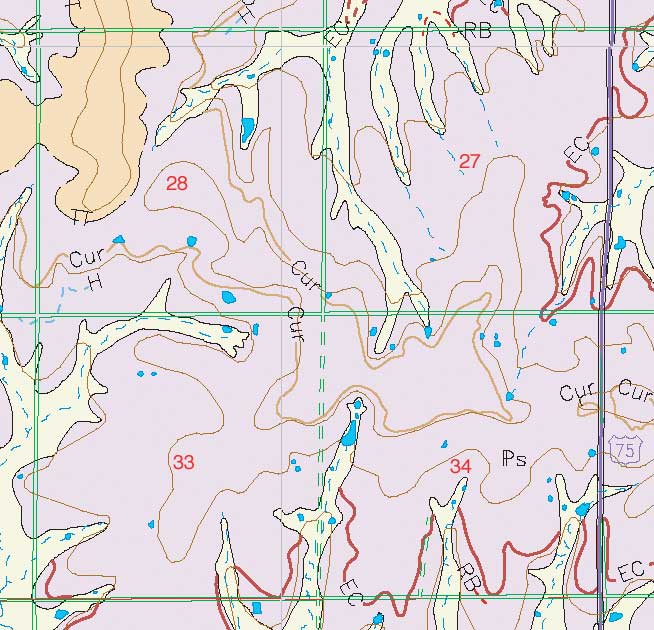 small geologic map