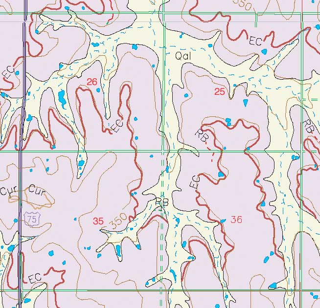 small geologic map