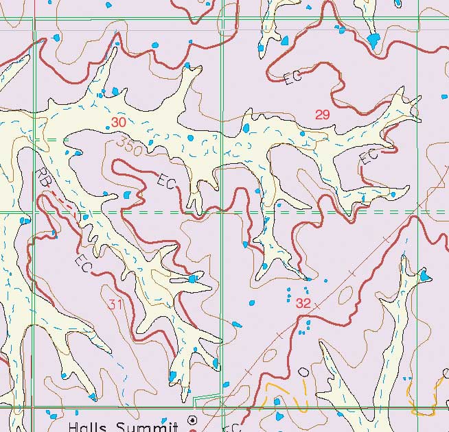 small geologic map