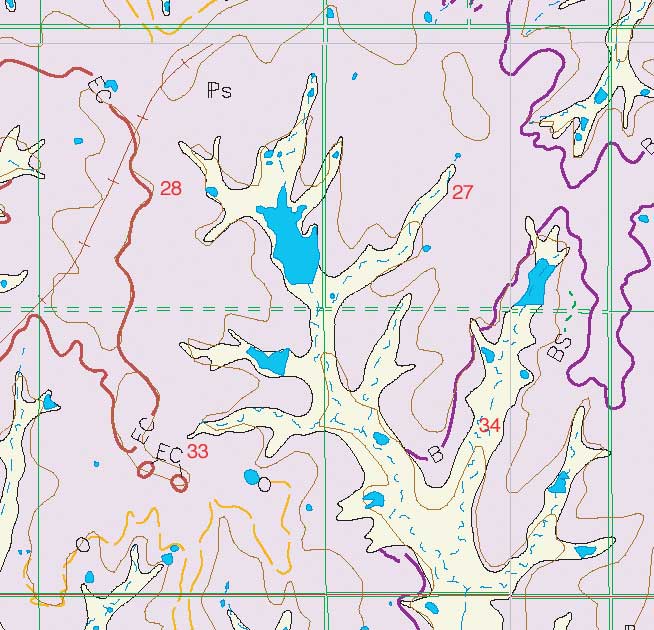 small geologic map