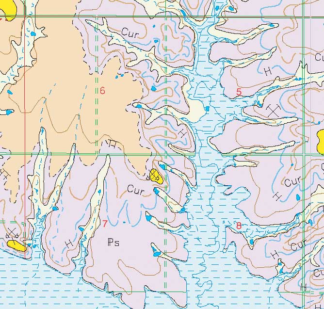 small geologic map