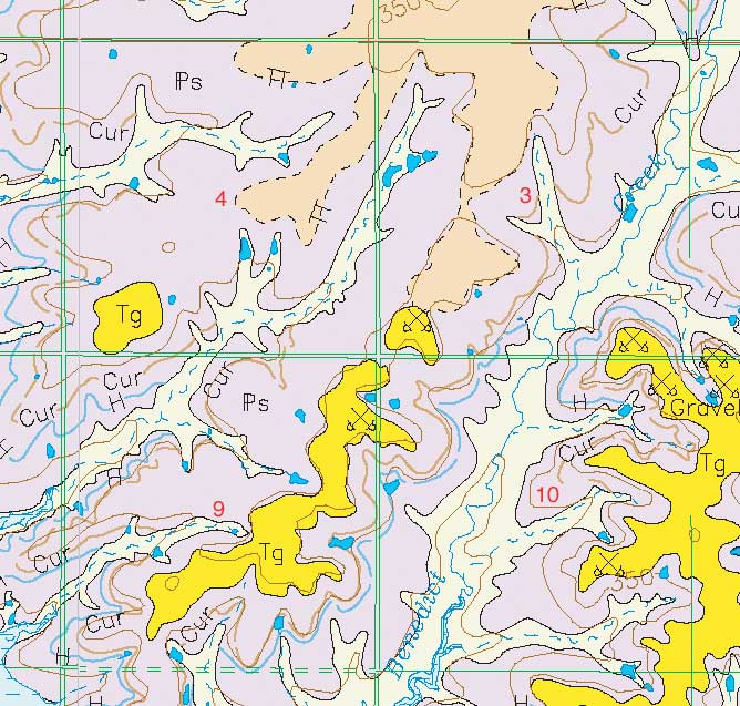 small geologic map