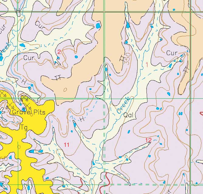 small geologic map