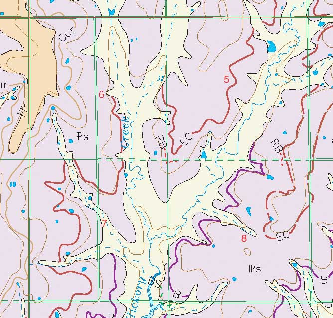 small geologic map