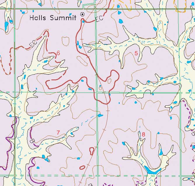 small geologic map