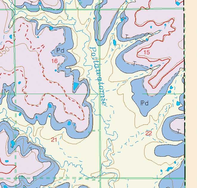 small geologic map