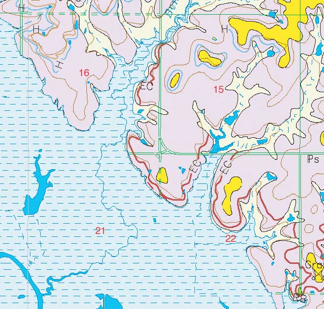 small geologic map