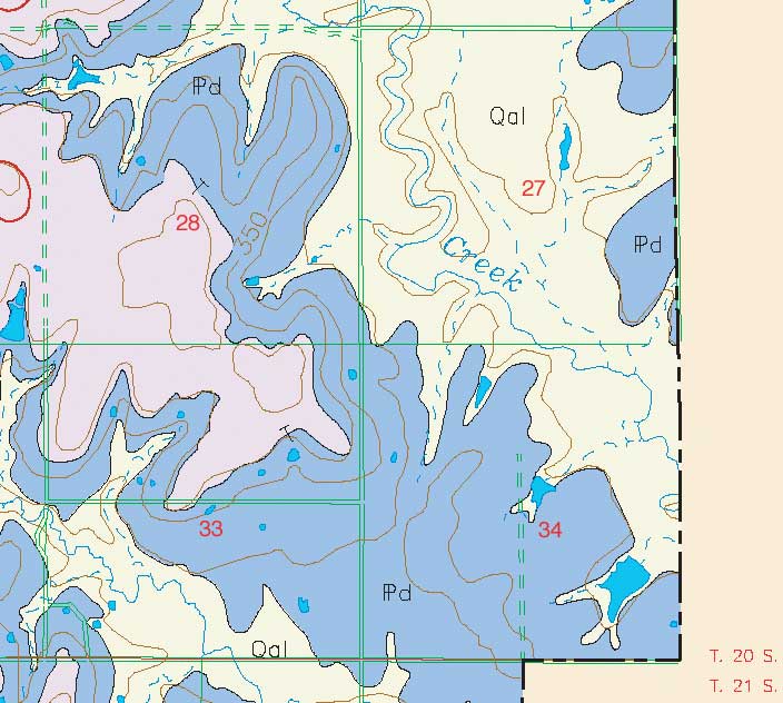 small geologic map