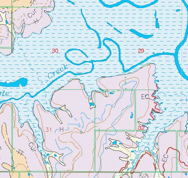 small geologic map