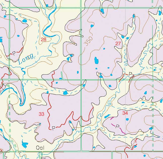 small geologic map