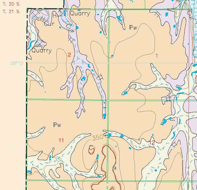 small geologic map