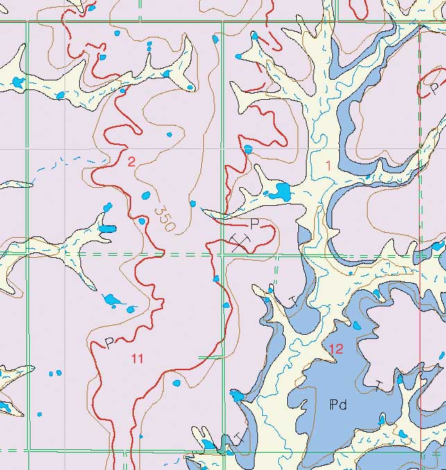 small geologic map