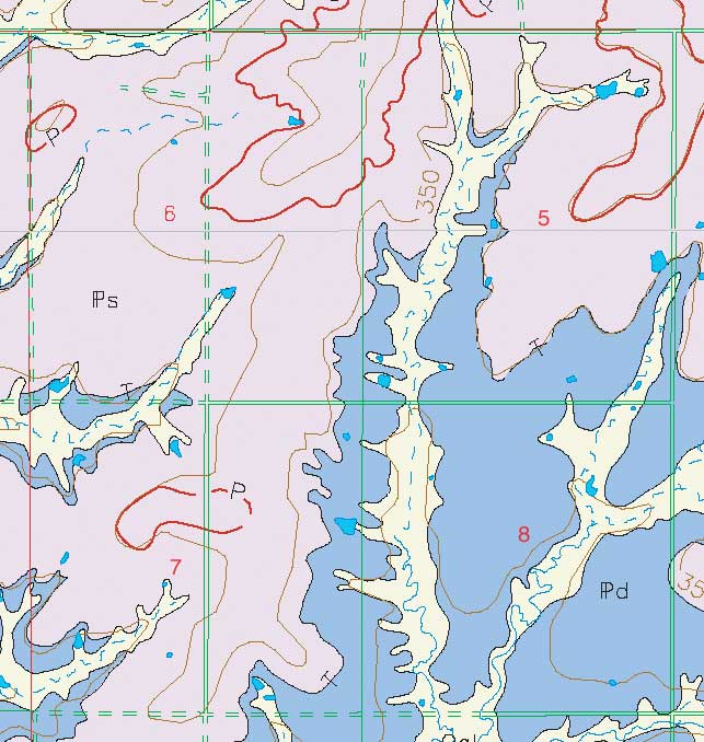 small geologic map