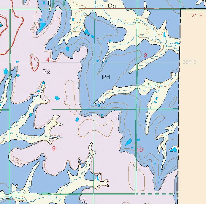 small geologic map