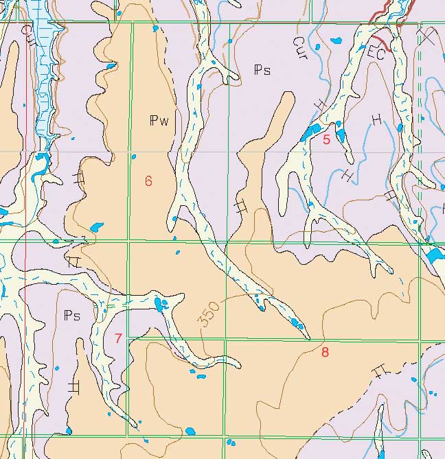 small geologic map