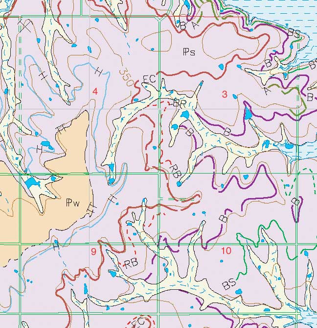 small geologic map