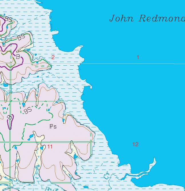 small geologic map