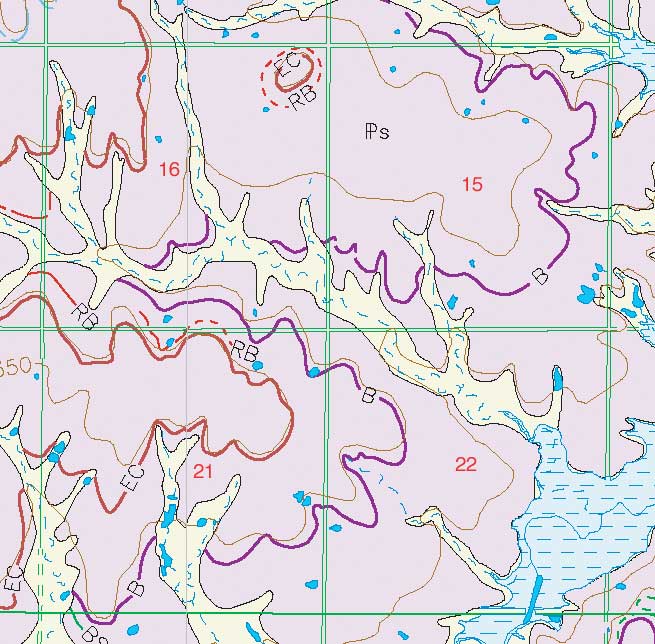 small geologic map