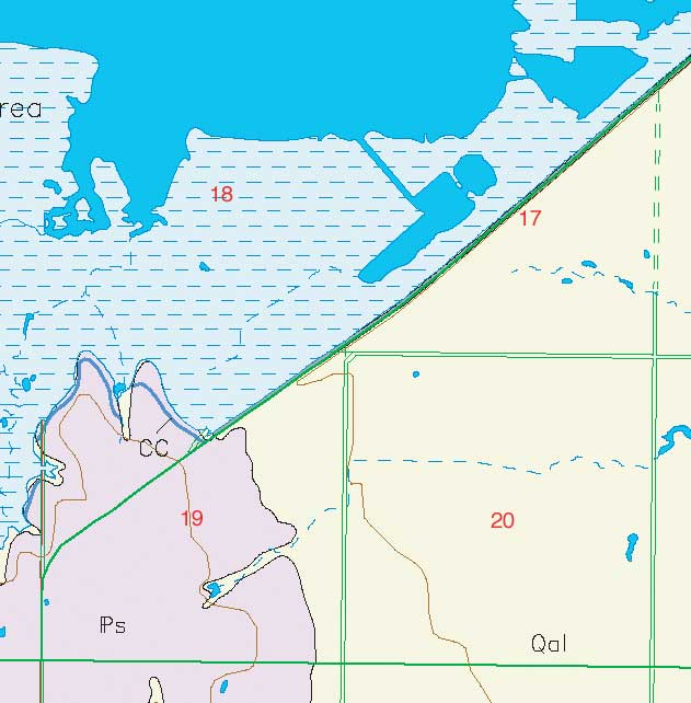 small geologic map