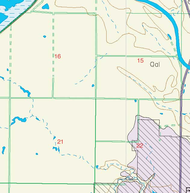 small geologic map