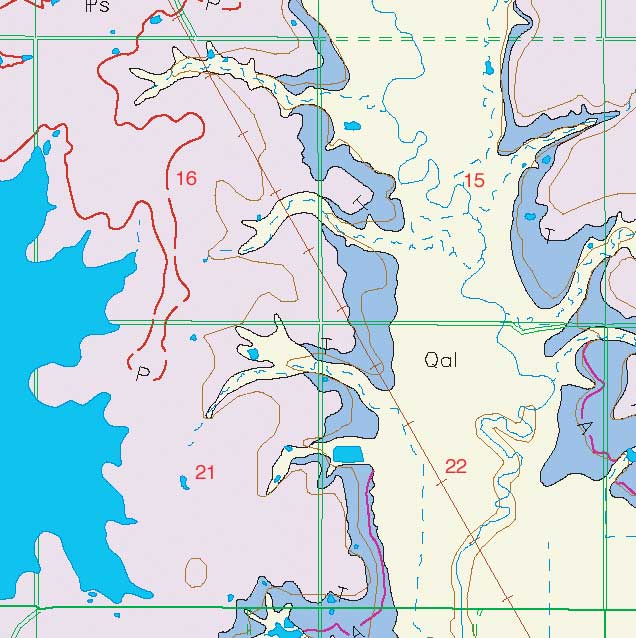 small geologic map