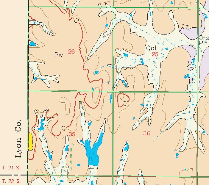 small geologic map