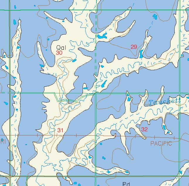 small geologic map