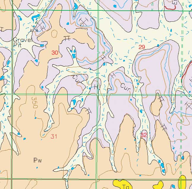 small geologic map