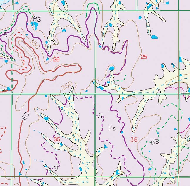 small geologic map