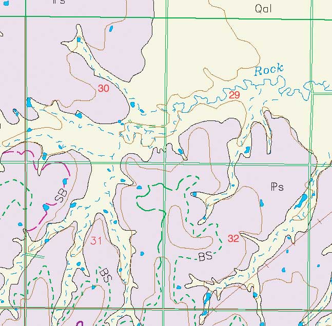 small geologic map