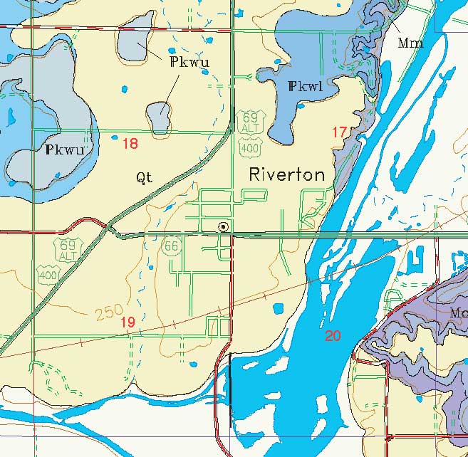 small geologic map