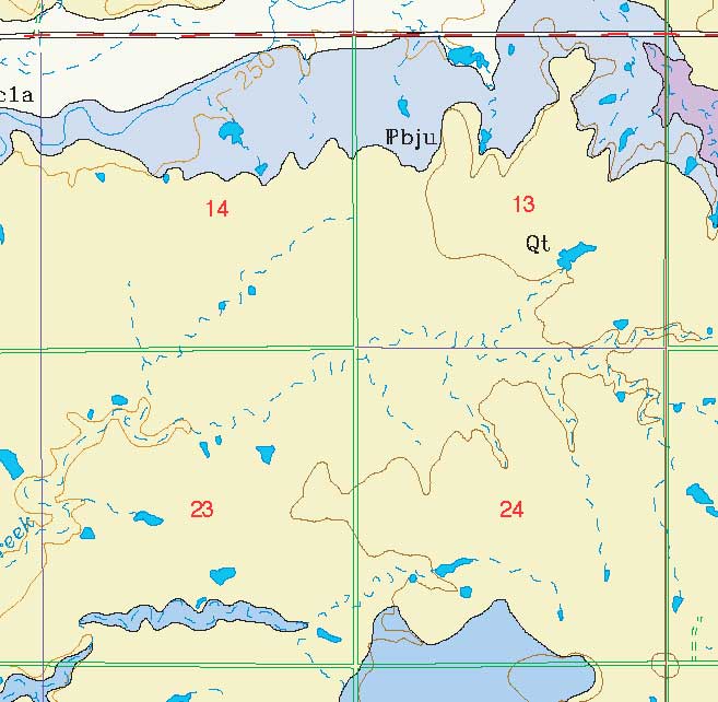 small geologic map