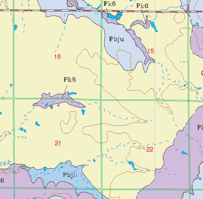 small geologic map