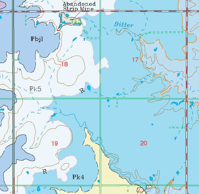 small geologic map