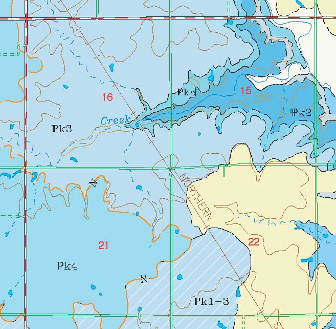 small geologic map